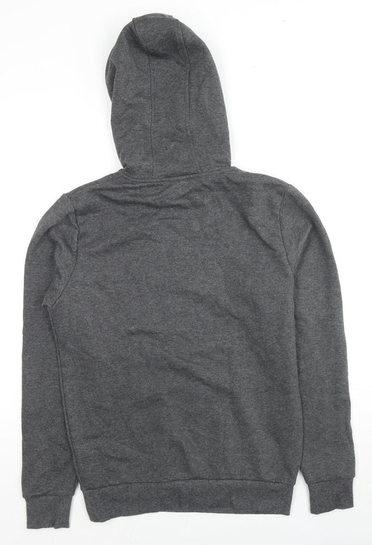 The Rolling Stones Mens Grey Cotton Pullover Hoodie Size S - The Rolling Stones