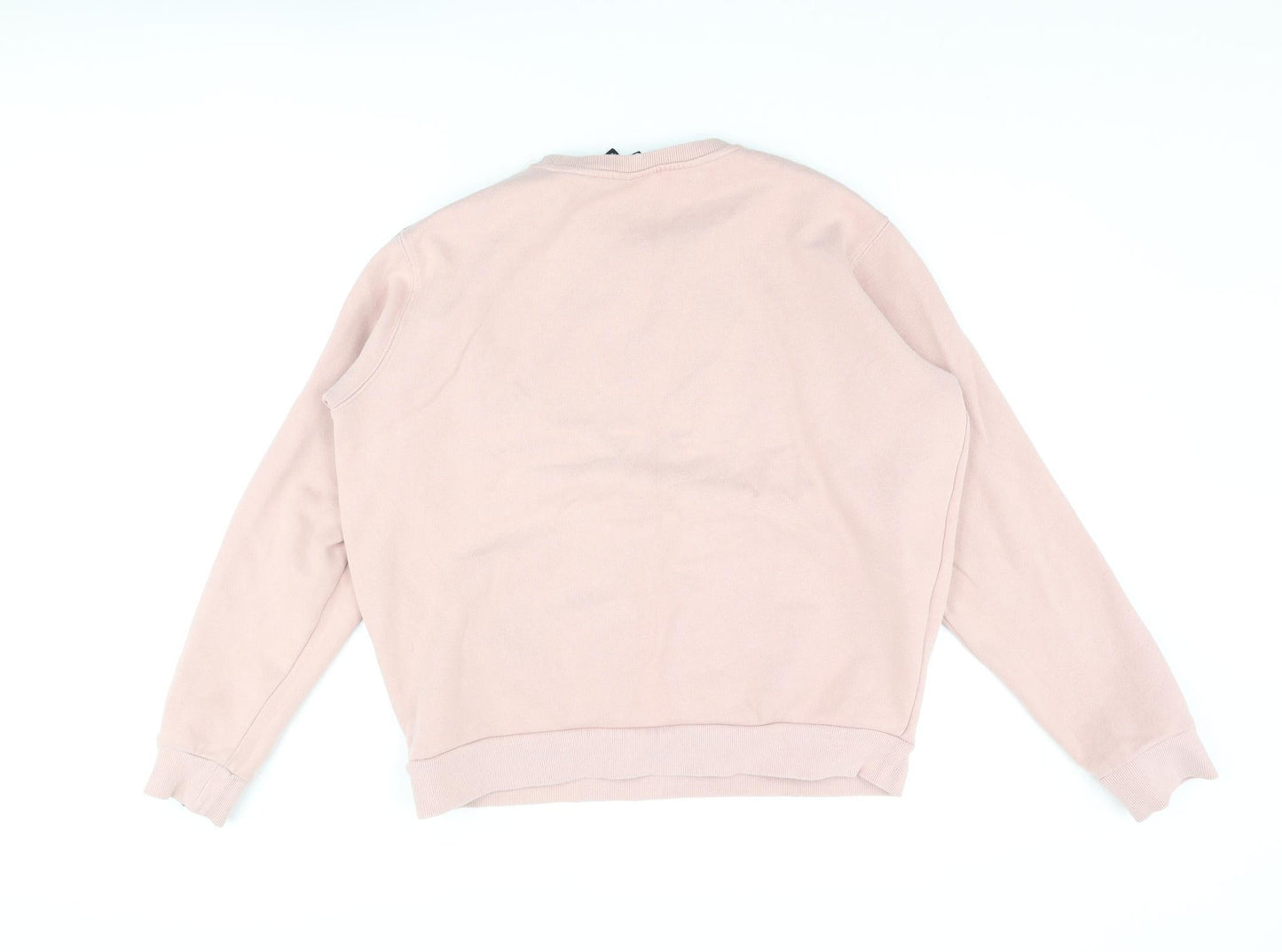 ellesse Womens Pink Cotton Pullover Sweatshirt Size 12 Pullover - Logo