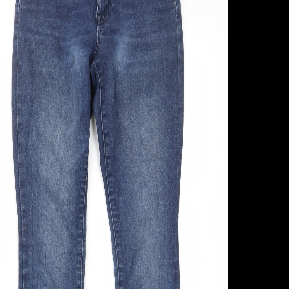 Gap Womens Blue Cotton Skinny Jeans Size 4 L29 in Regular Zip - Pockets