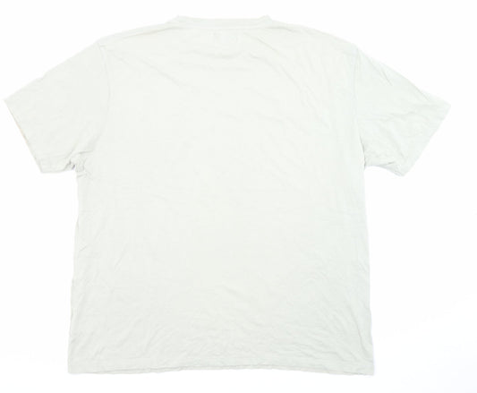 Sandstone & Co Mens Green Cotton T-Shirt Size XL Round Neck - 1960, Italia Classic, Moped