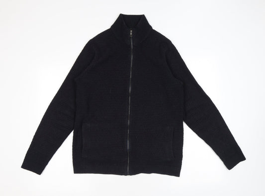 Marks & Spencer Mens Blue Jacket Size S Zip