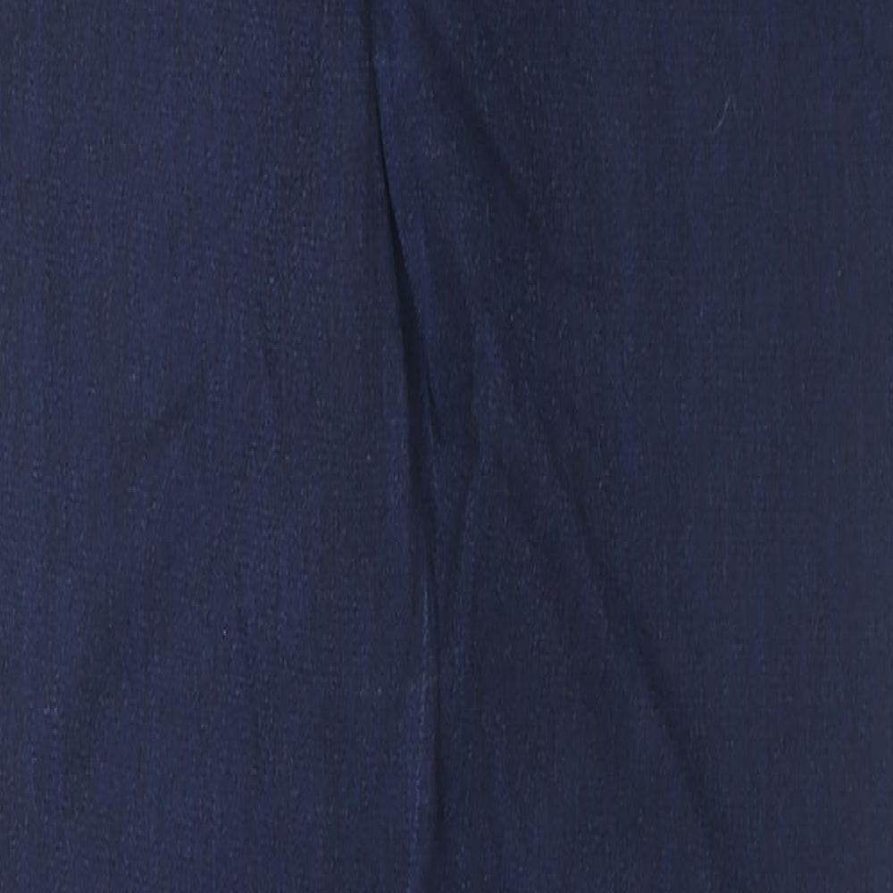 Brand and care label for Denim & Co. women’s blue cotton jegging jeans, size UK 10, 26-inch leg regular