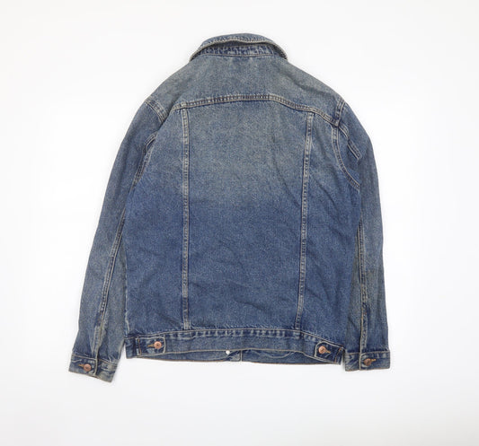 New Look Womens Blue Jacket Size 8 Button