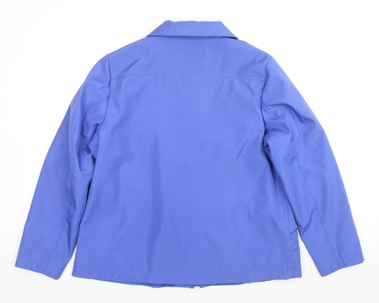 Bonmarché Womens Blue Jacket Size M Zip