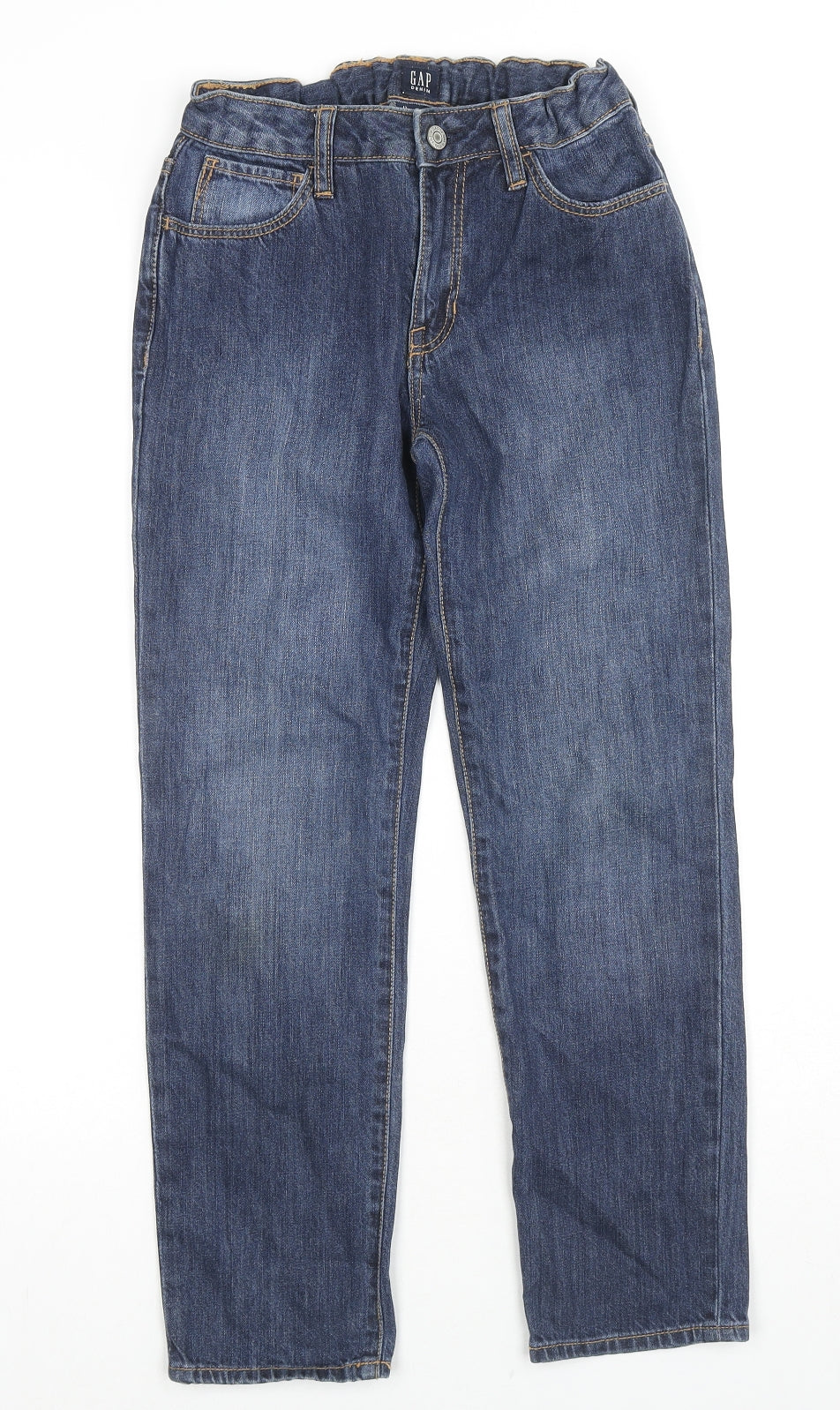 Gap Womens Blue Cotton Skinny Jeans Size 12 L25 in Regular Zip