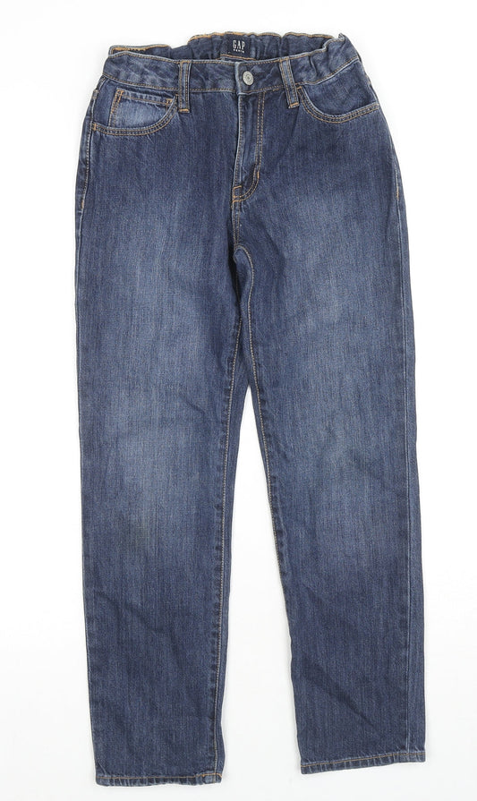 Gap Womens Blue Cotton Skinny Jeans Size 12 L25 in Regular Zip