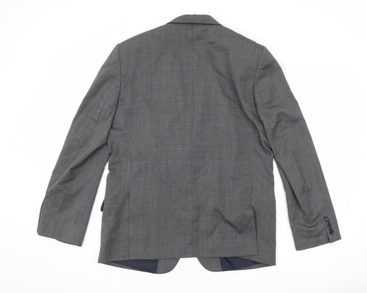 Marks and Spencer Mens Grey Wool Jacket Suit Jacket Size 40 Regular