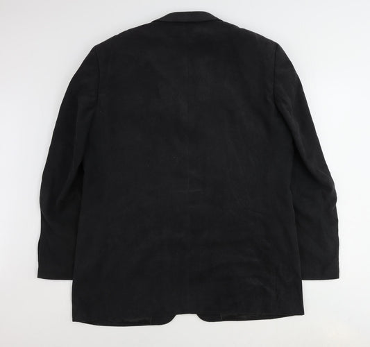 Slaters Mens Grey Polyester Jacket Suit Jacket Size 46 Regular