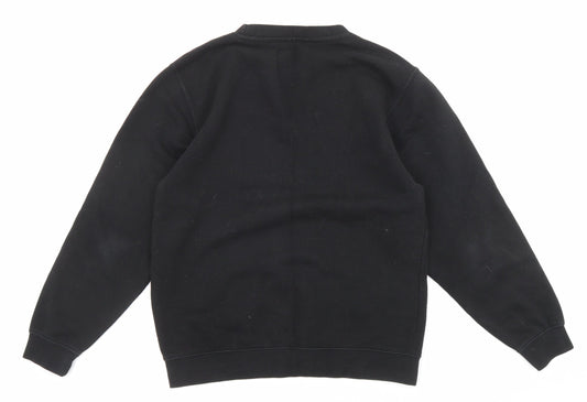 TW Seven Womens Black Cotton Pullover Sweatshirt Size XS Pullover
