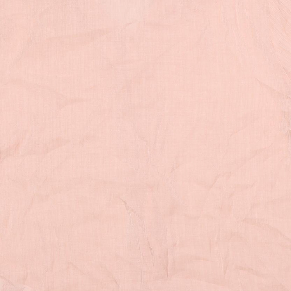 Boohoo MAN Mens Pink Viscose Button-Up Size L Collared Button
