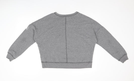 Womens UK M Regular Hollister Grey Pullover Sweatshirt