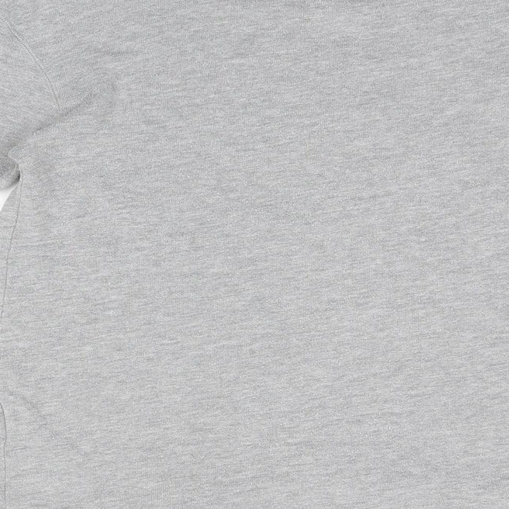 Jack Wills Womens Grey Cotton Pullover Sweatshirt Size 6 Pullover - Logo