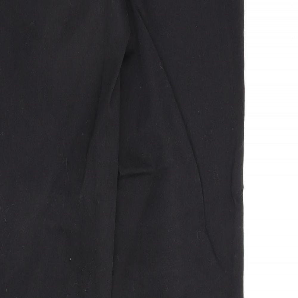 Gap Womens Black Cotton Straight Jeans Size 26 in L30 in Regular Zip