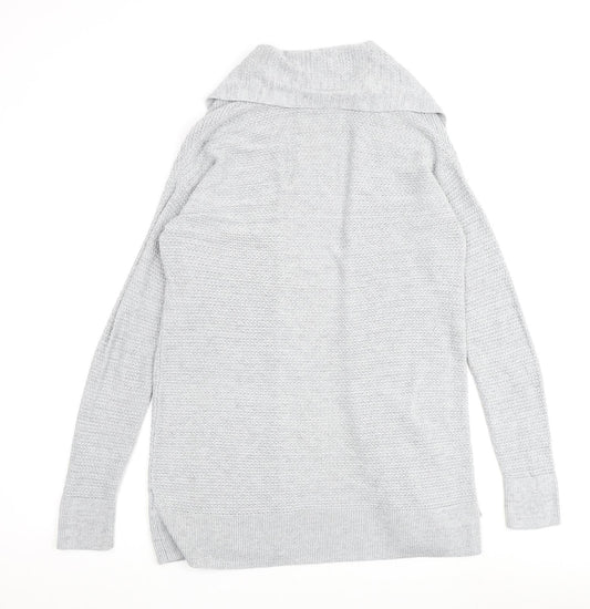 Gap Womens Grey Collared Acrylic Cardigan Jumper Size XS