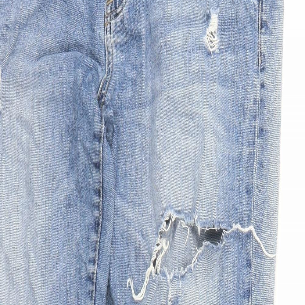 Gap Mens Blue Cotton Straight Jeans Size 36 in L31 in Regular Zip