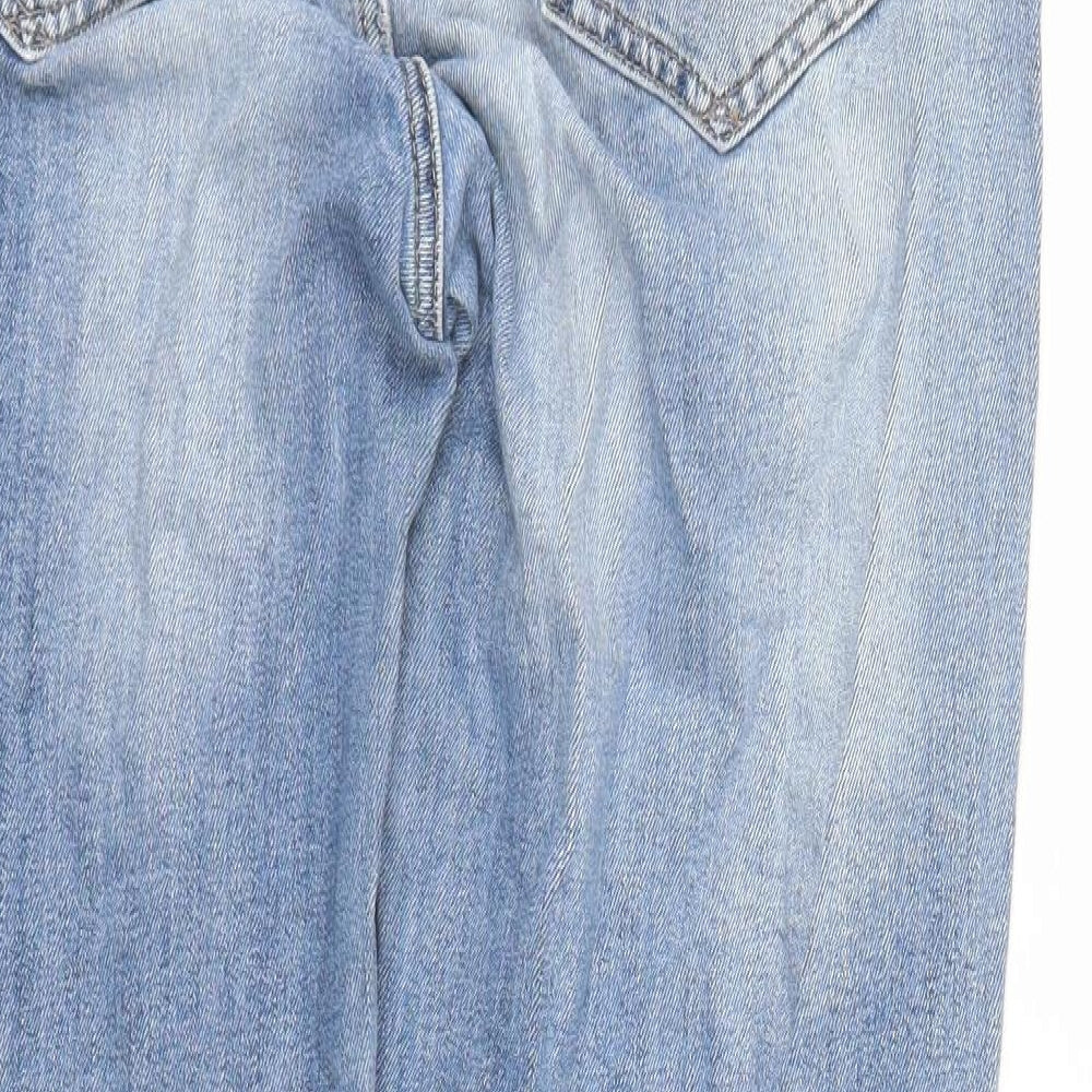 Gap Mens Blue Cotton Straight Jeans Size 36 in L31 in Regular Zip