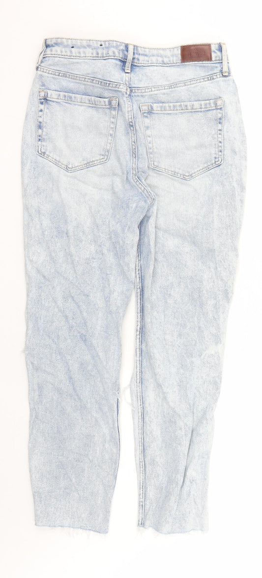 Hollister Womens Blue Cotton Straight Jeans Size 28 in L26 in Regular Zip