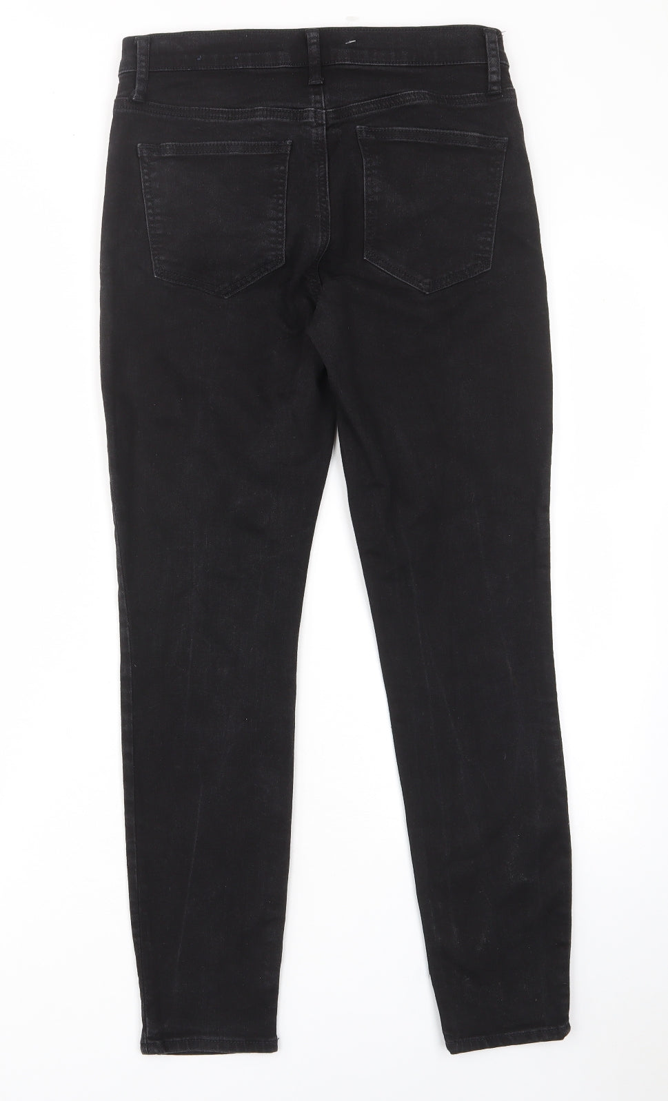 Gap Womens Black Cotton Skinny Jeans Size 28 in L27 in Regular Zip - Pockets, Belt Loops