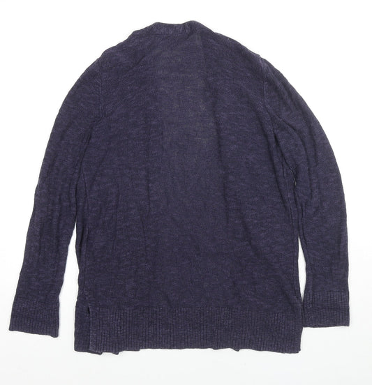 Gap Womens Blue V-Neck Cotton Cardigan Jumper Size S