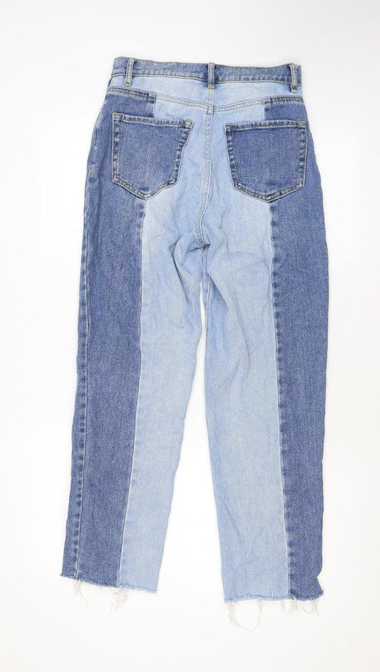 PacSun Womens Blue Cotton Straight Jeans Size 26 in L27 in Regular Button