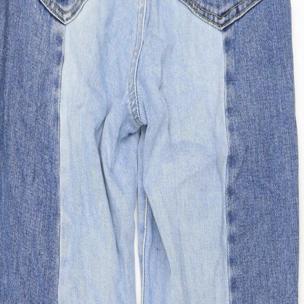 PacSun Womens Blue Cotton Straight Jeans Size 26 in L27 in Regular Button