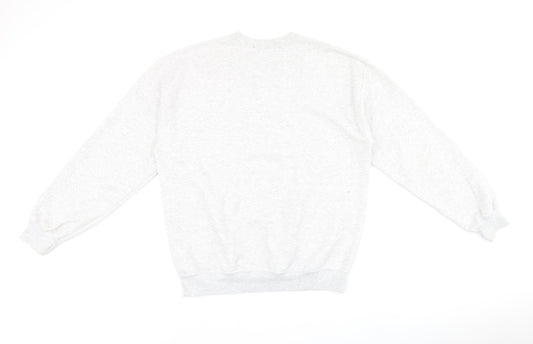 Prince Peter Womens Grey Cotton Pullover Sweatshirt Size M Pullover - New York print