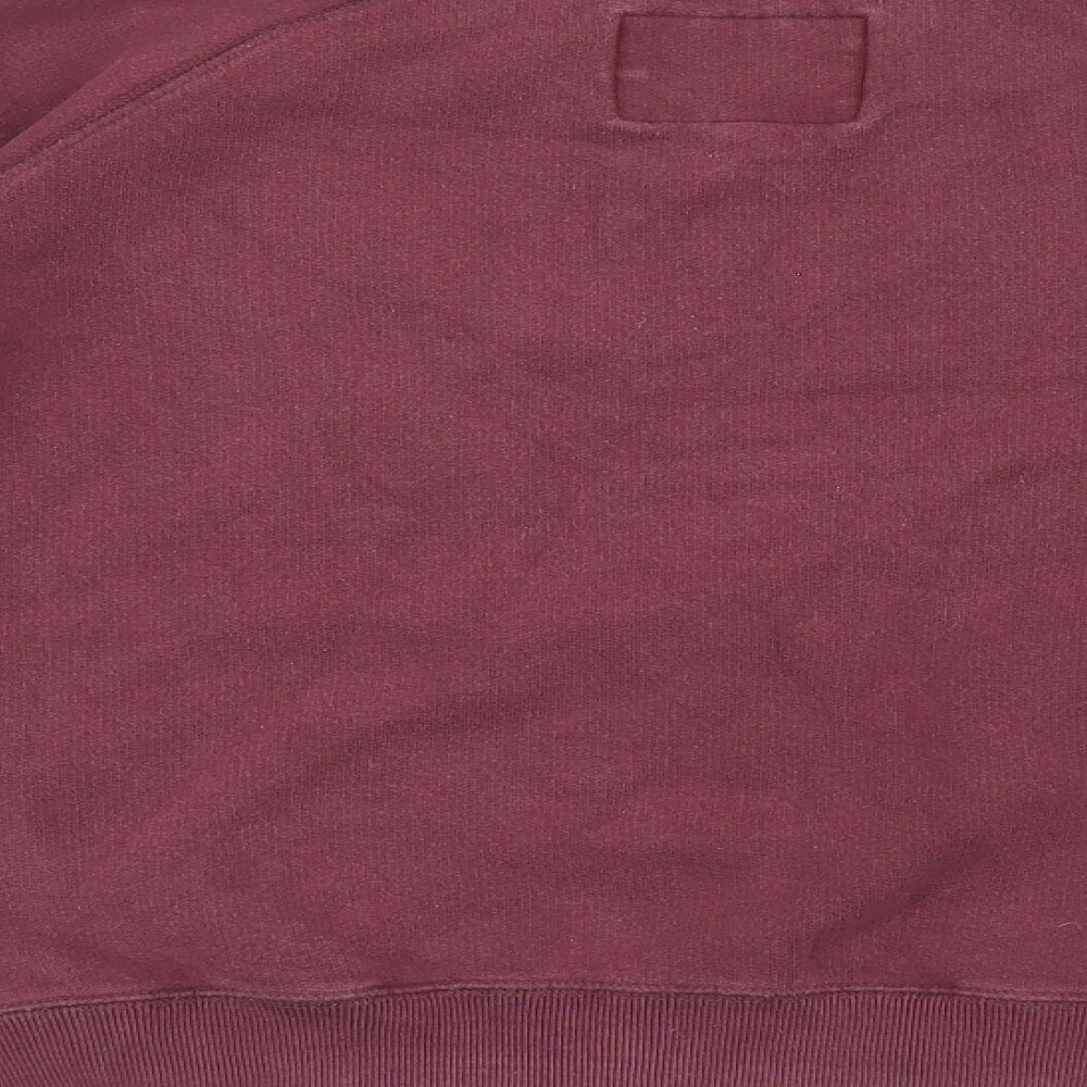 Jack Wills Womens Red Cotton Pullover Sweatshirt Size 6 Pullover