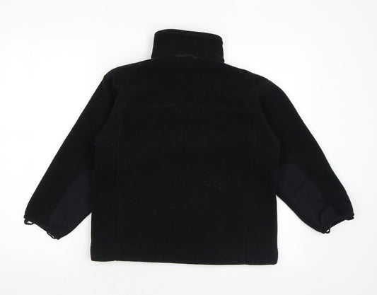 FG Activewear Boys Black Basic Jacket Jacket Size 8-9 Years Zip