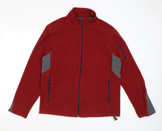Marks & Spencer Mens Red Jacket Size S Zip