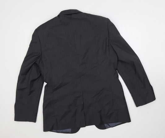 Marks and Spencer Mens Grey Wool Jacket Suit Jacket Size 40 Regular