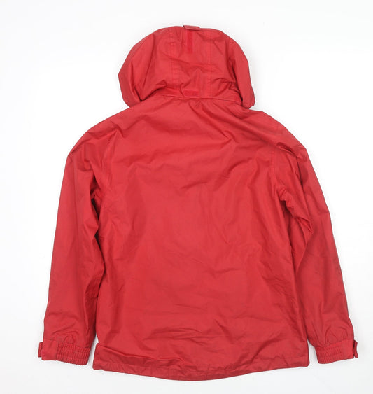 Hi Gear Womens Red Windbreaker Jacket Size 8 Zip - Technical