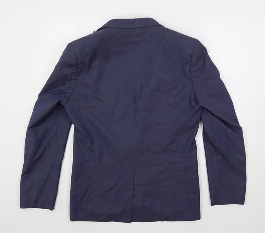 Marks and Spencer Mens Blue Polyester Jacket Suit Jacket Size 38 Regular