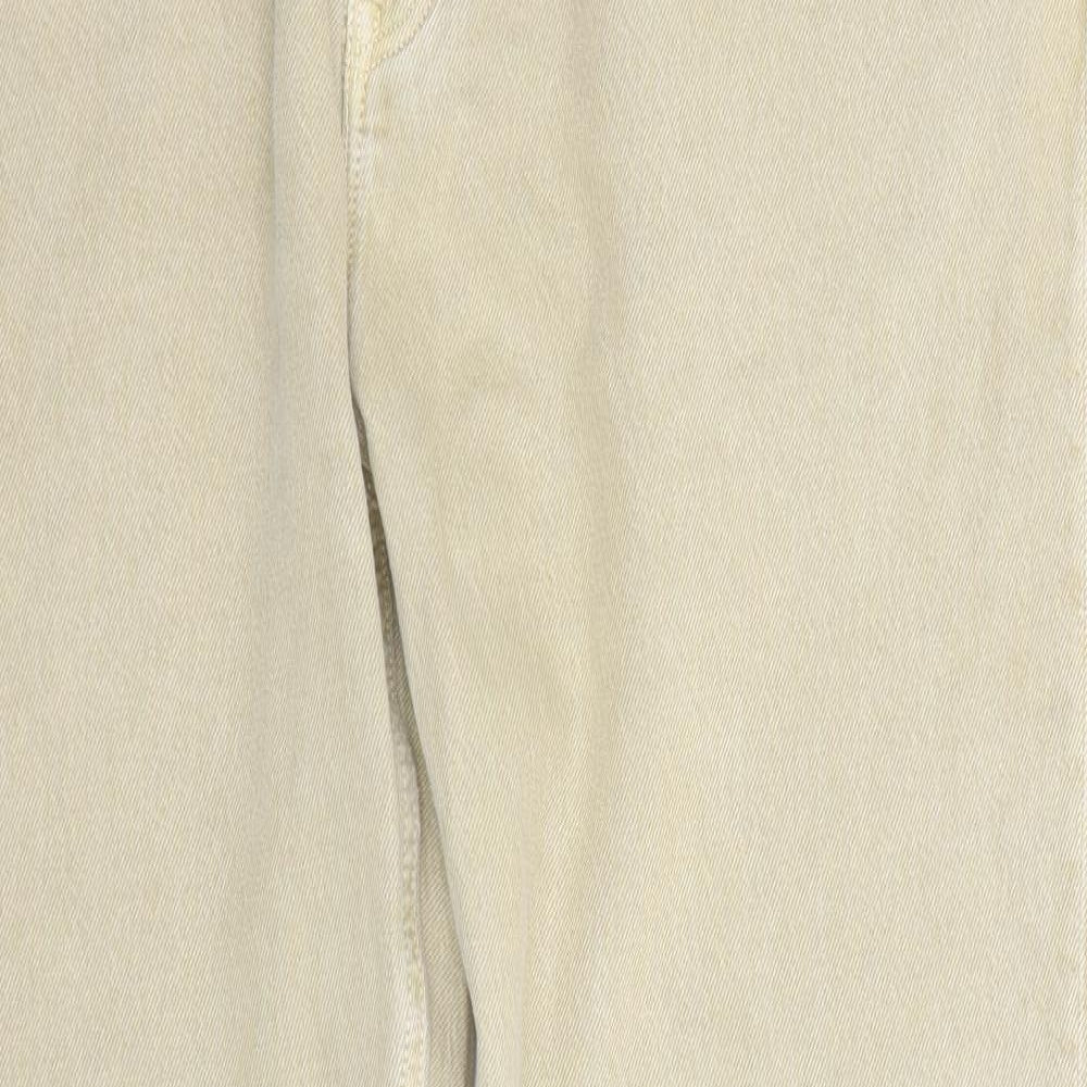 GANT Mens Beige Cotton Straight Jeans Size 40 in L31 in Regular Zip