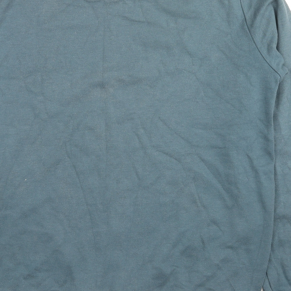 Crew Clothing Mens Blue Cotton Pullover Sweatshirt Size S