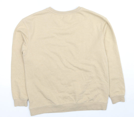 Nobody's Child Womens Beige Cotton Pullover Sweatshirt Size M Pullover - Be Kind