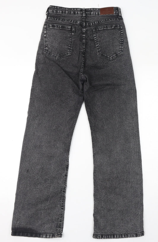 Warpath Womens Black Cotton Straight Jeans Size 27 in L28 in Regular Zip