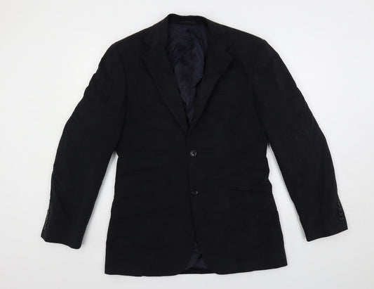 Blazer Mens Black Jacket Blazer Size 38 Button