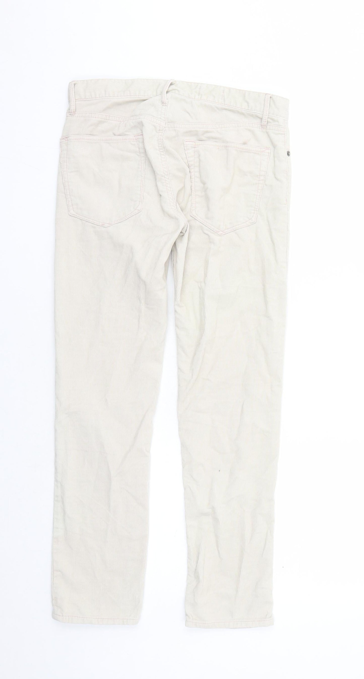 Gap Womens Beige Cotton Boyfriend Jeans Size 30 in L28 in Regular Zip