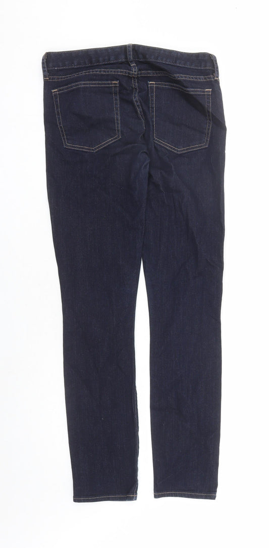 Gap Womens Blue Cotton Skinny Jeans Size 30 in L29 in Regular Zip