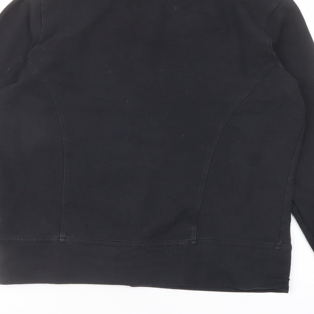 Elle Sport Womens Grey Cotton Pullover Sweatshirt Size 12 Pullover