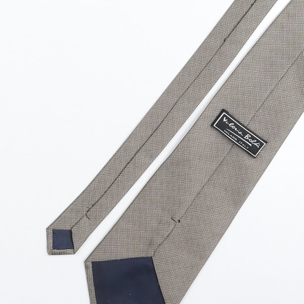 Valeria Boldi Mens Beige Polyester Pointed Tie One Size