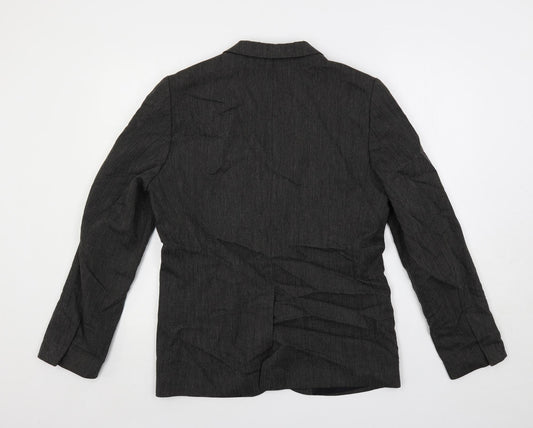 JUNK de LUXE Mens Grey Viscose Jacket Suit Jacket Size 38 Regular