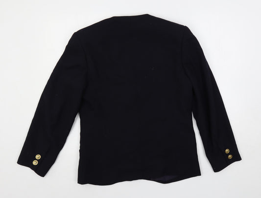 GARDEUR Womens Blue Jacket Blazer Size 12 Button