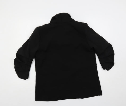 Pink Boutique Womens Black Jacket Blazer Size M - Open