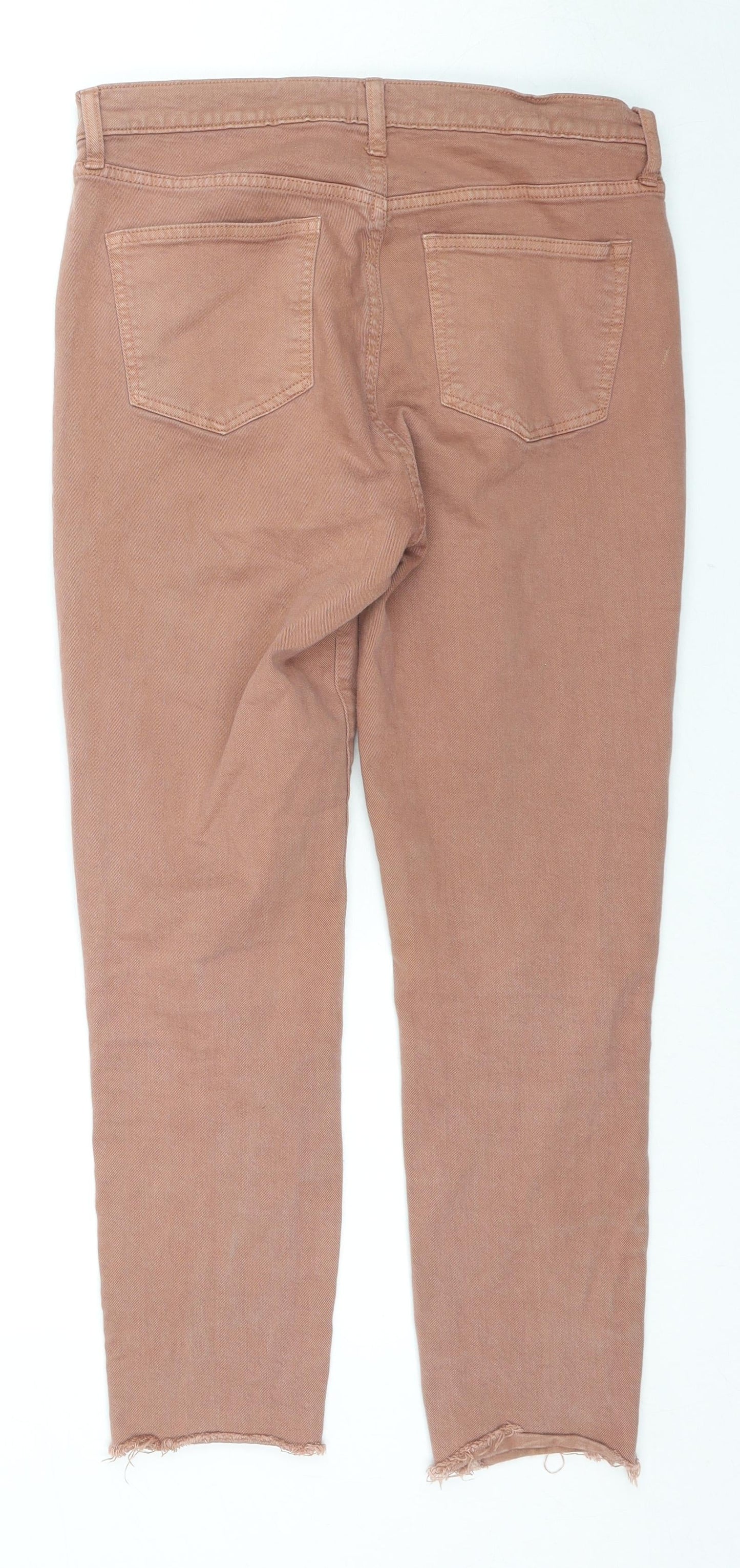 Gap Womens Brown Cotton Skinny Jeans Size 29 in L25 in Regular Zip