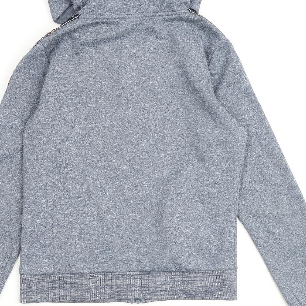 ellesse Womens Blue Polyester Full Zip Hoodie Size 4 Zip