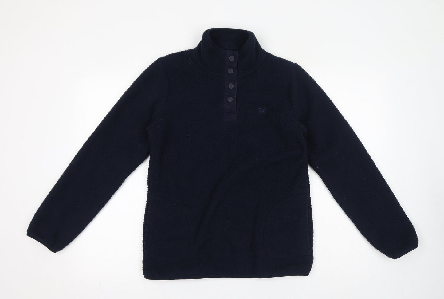 Crew Clothing Womens Blue Polyester Pullover Sweatshirt Size 8 Pullover