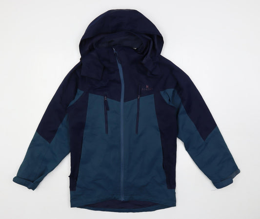 Hi Gear Mens Green Windbreaker Jacket Size XS Zip - Hooded