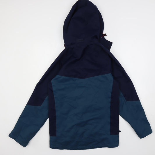 Hi Gear Mens Green Windbreaker Jacket Size XS Zip - Hooded