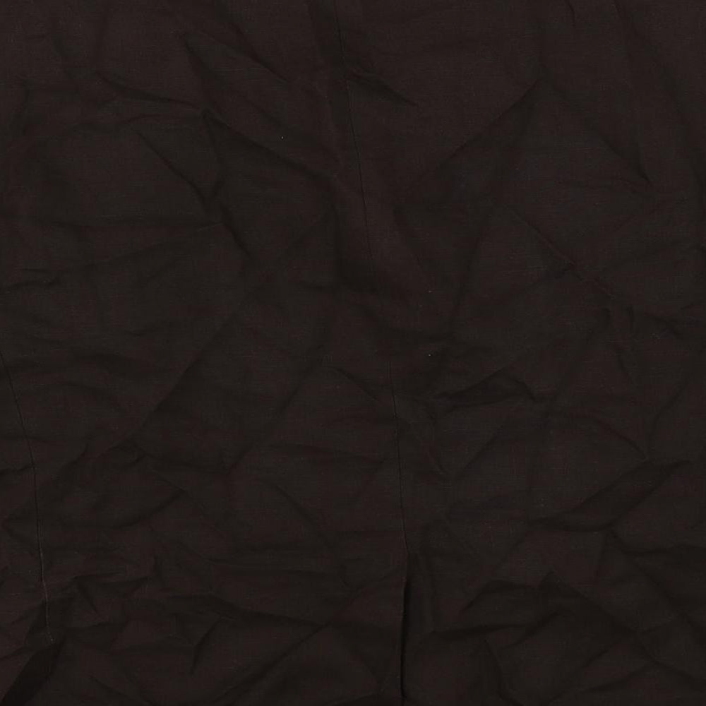 Marks and Spencer Mens Brown Linen Jacket Blazer Size 46 Regular